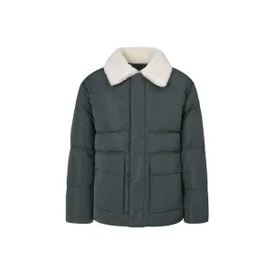 Evisu Down Padded Jumper Jacket Khaki