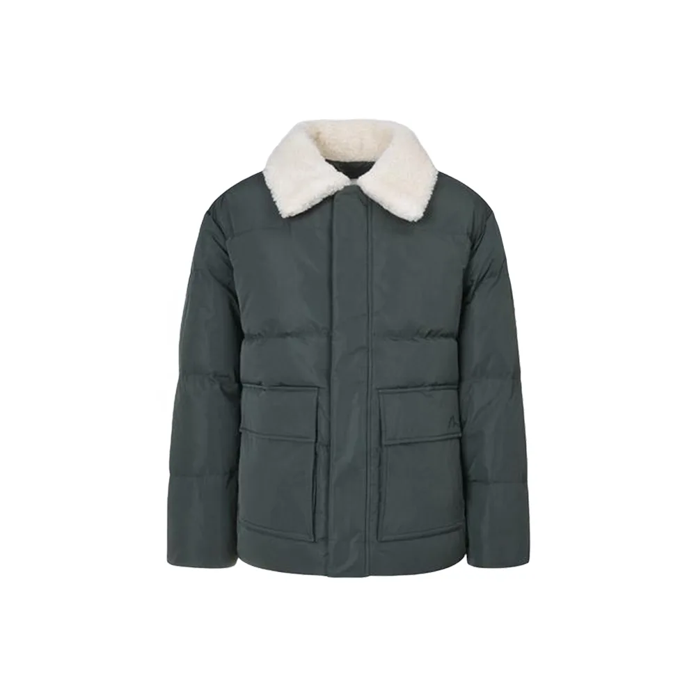 Evisu Down Padded Jumper Jacket Khaki