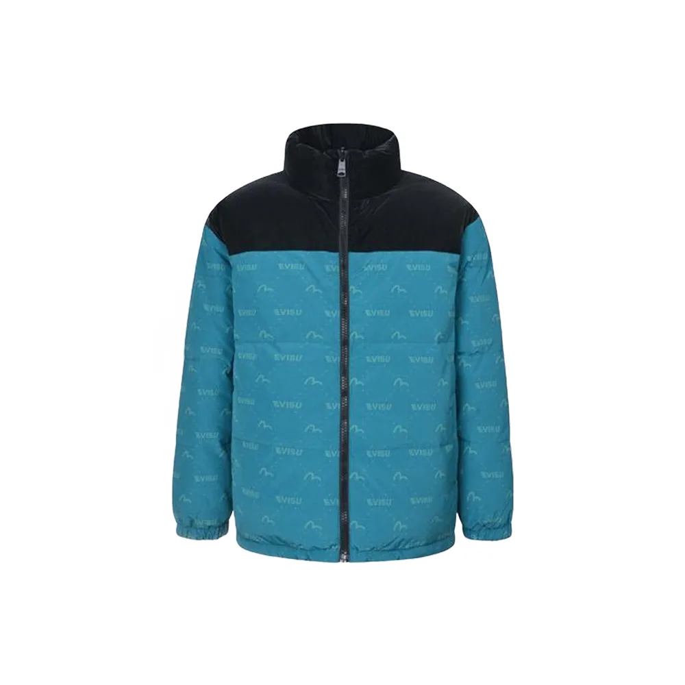 Пуховик Evisu Monogram Reversible Down Jacket