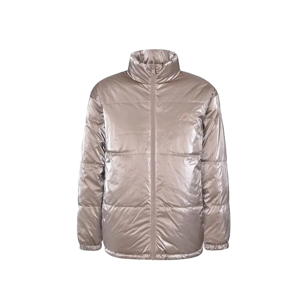 Evisu Monogram Reversible Down Jacket Pink