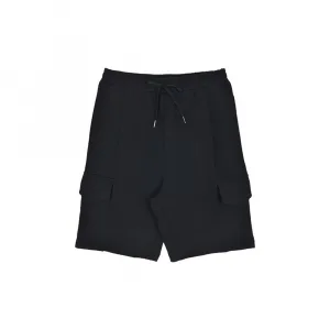 Evisu Multi-Pocket Relax Fit Cargo Shorts Black