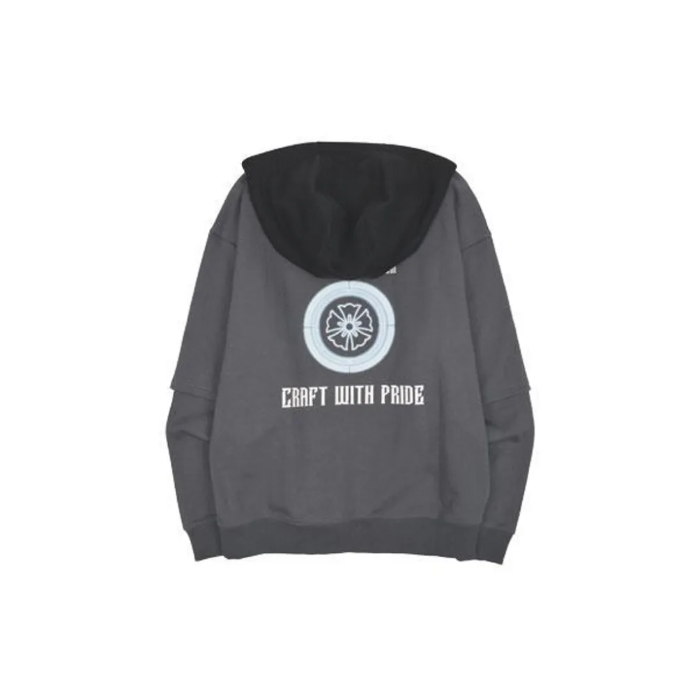 Худи Evisu Flower Layered Loose-fit Hoodie