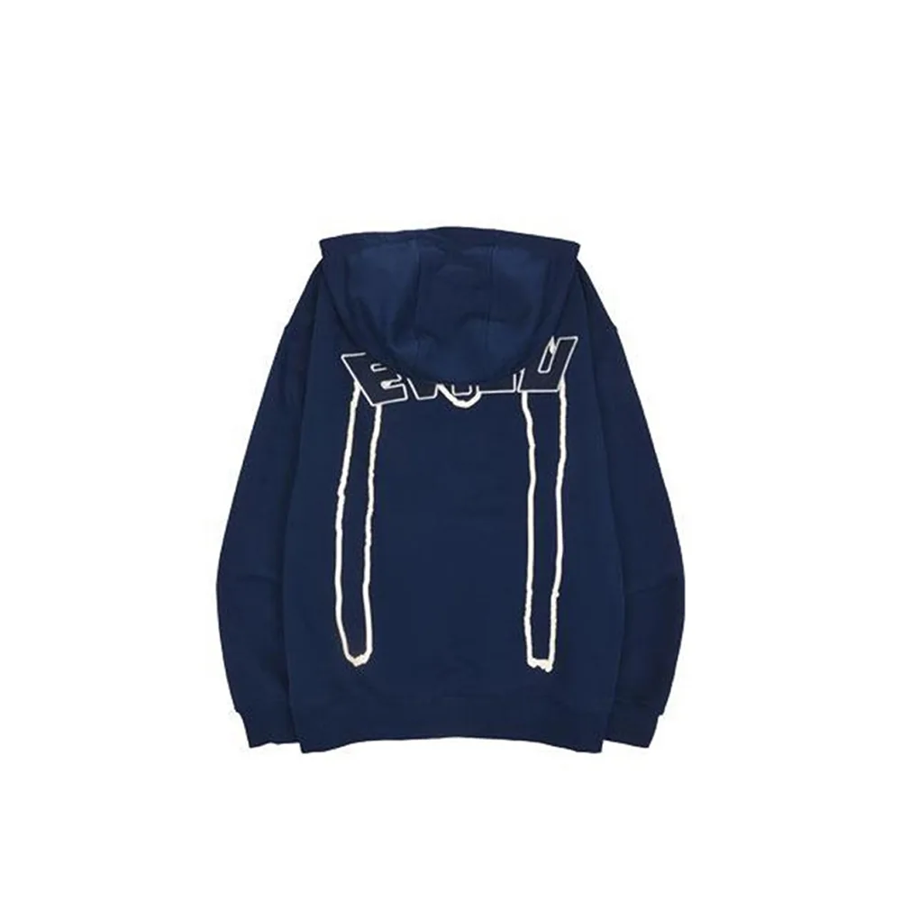 Худи Evisu Unified Patch Print Hoodie Navy
