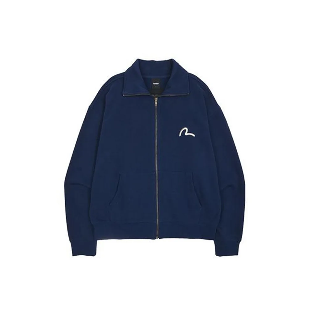 Свитшот Evisu Patch Logo Zip‑Up Crewneck