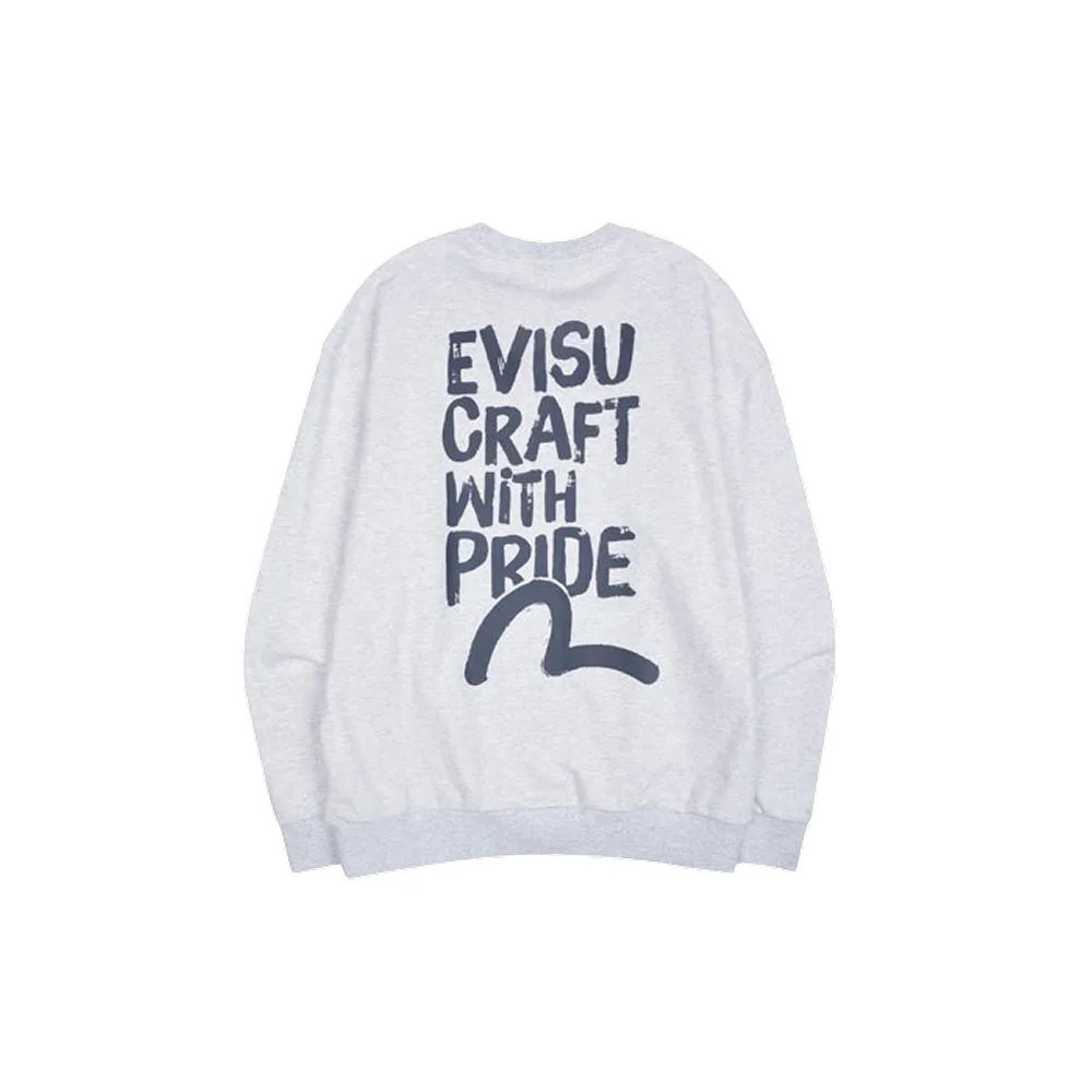 Evisu Craft With Pride Sweatshirt Melange Grey