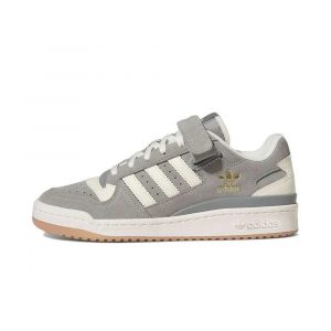 Adidas Forum Low Charcoal Solid Grey Gum: серые сабо-кроссы, прочная подошва, модный вид