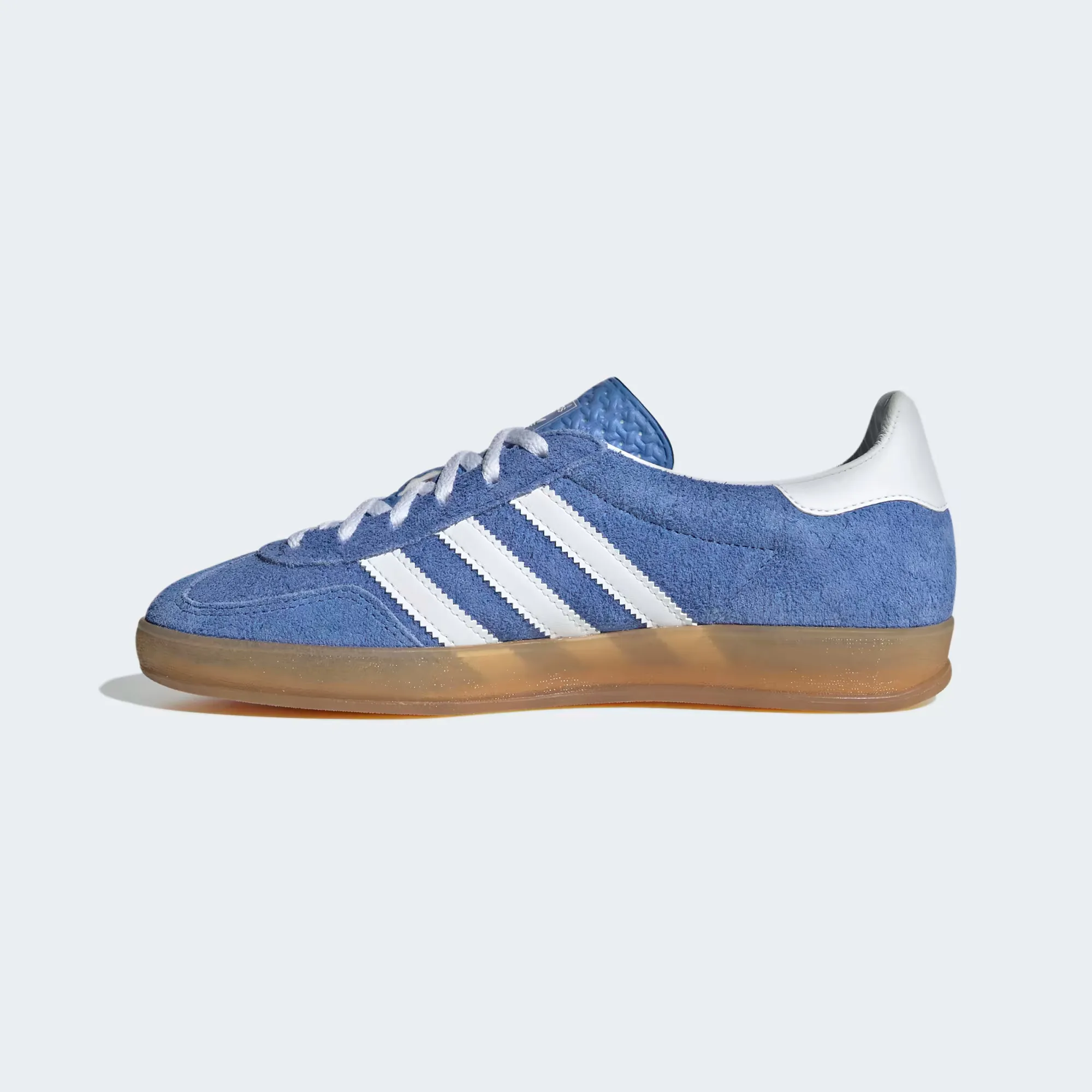 Кроссовки Adidas Originals Gazelle Indoor 'Blue Fusion / Cloud White / Gold Metallic' (W)