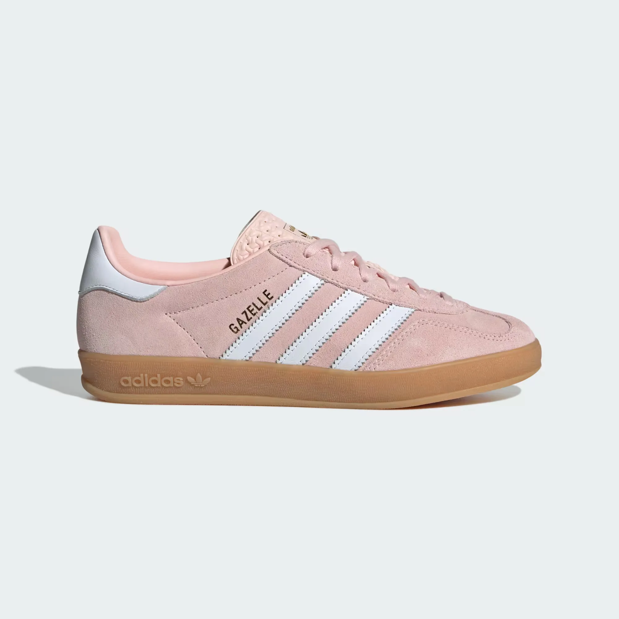Кроссовки Adidas Gazelle Indoor 'Sandy Pink / Cloud White / Gum' (W)