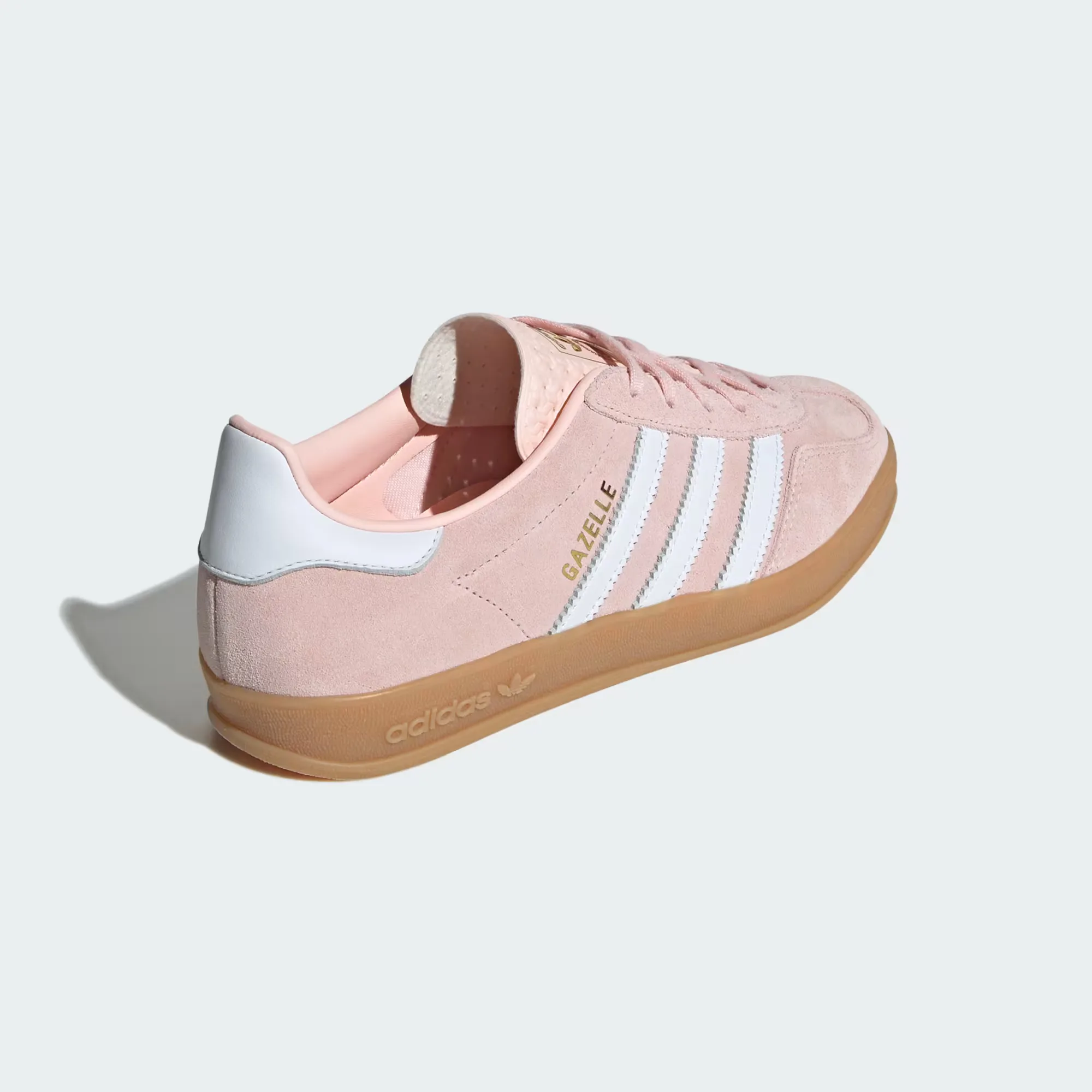 Кроссовки Adidas Gazelle Indoor 'Sandy Pink / Cloud White / Gum' (W)
