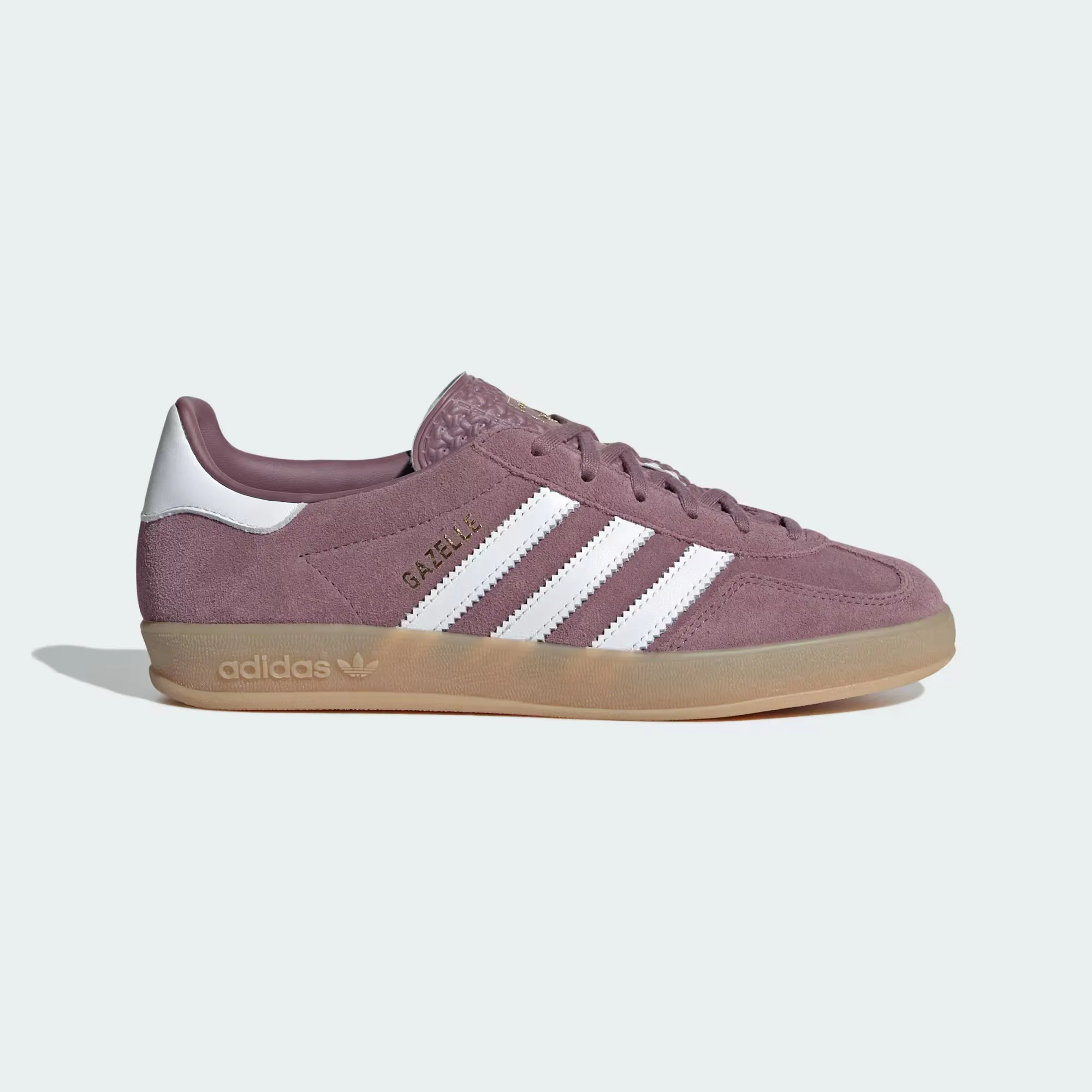 Кроссовки Adidas Gazelle Indoor 'Shadow Fig / Cloud White / Gum' (W)