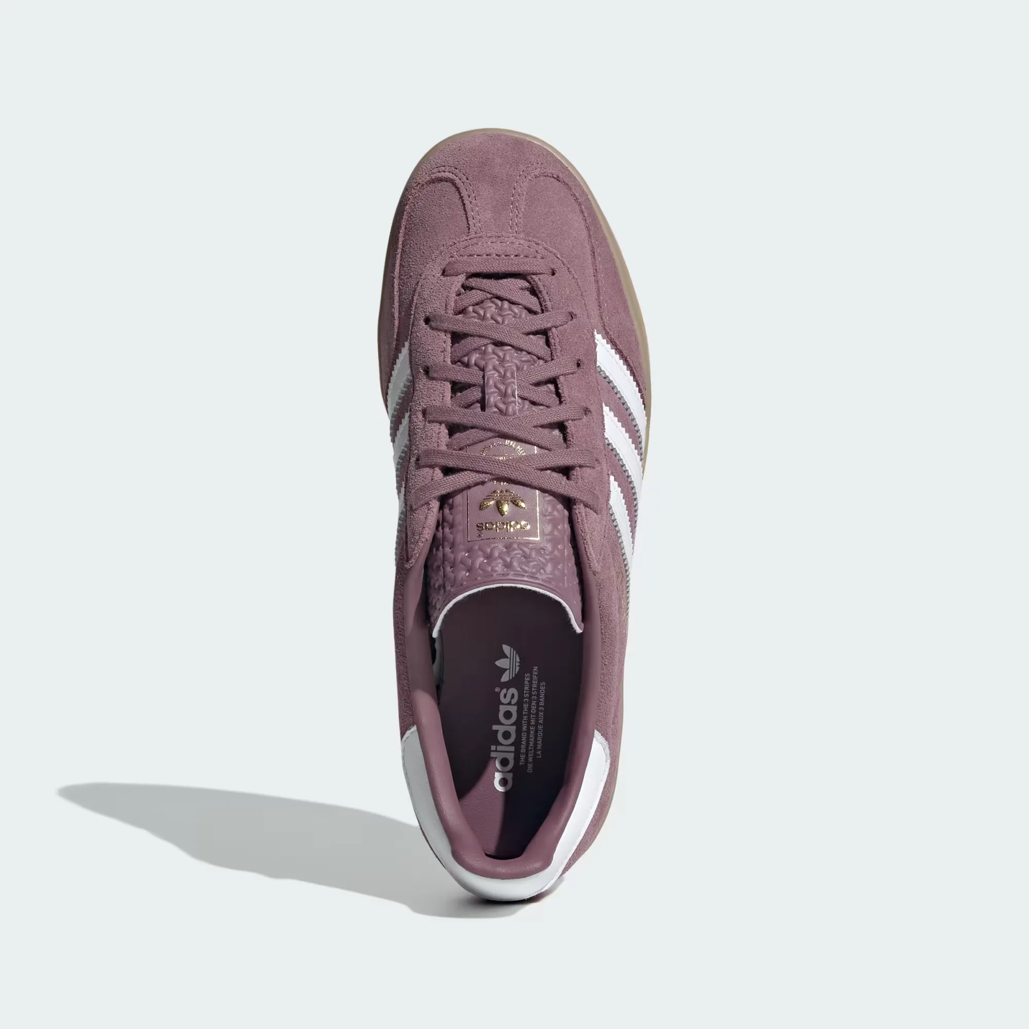 Кроссовки Adidas Gazelle Indoor 'Shadow Fig / Cloud White / Gum' (W)