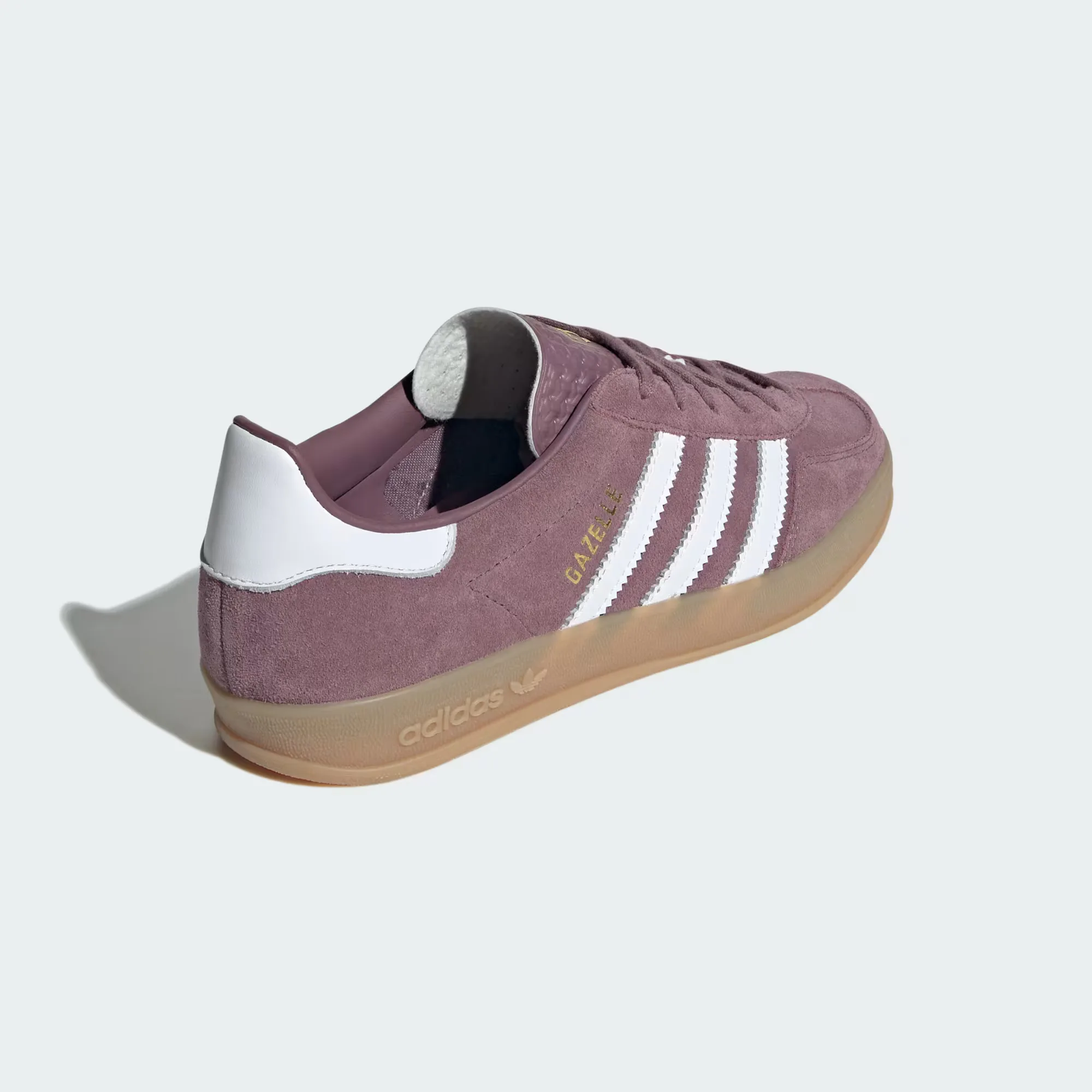 Кроссовки Adidas Gazelle Indoor 'Shadow Fig / Cloud White / Gum' (W)