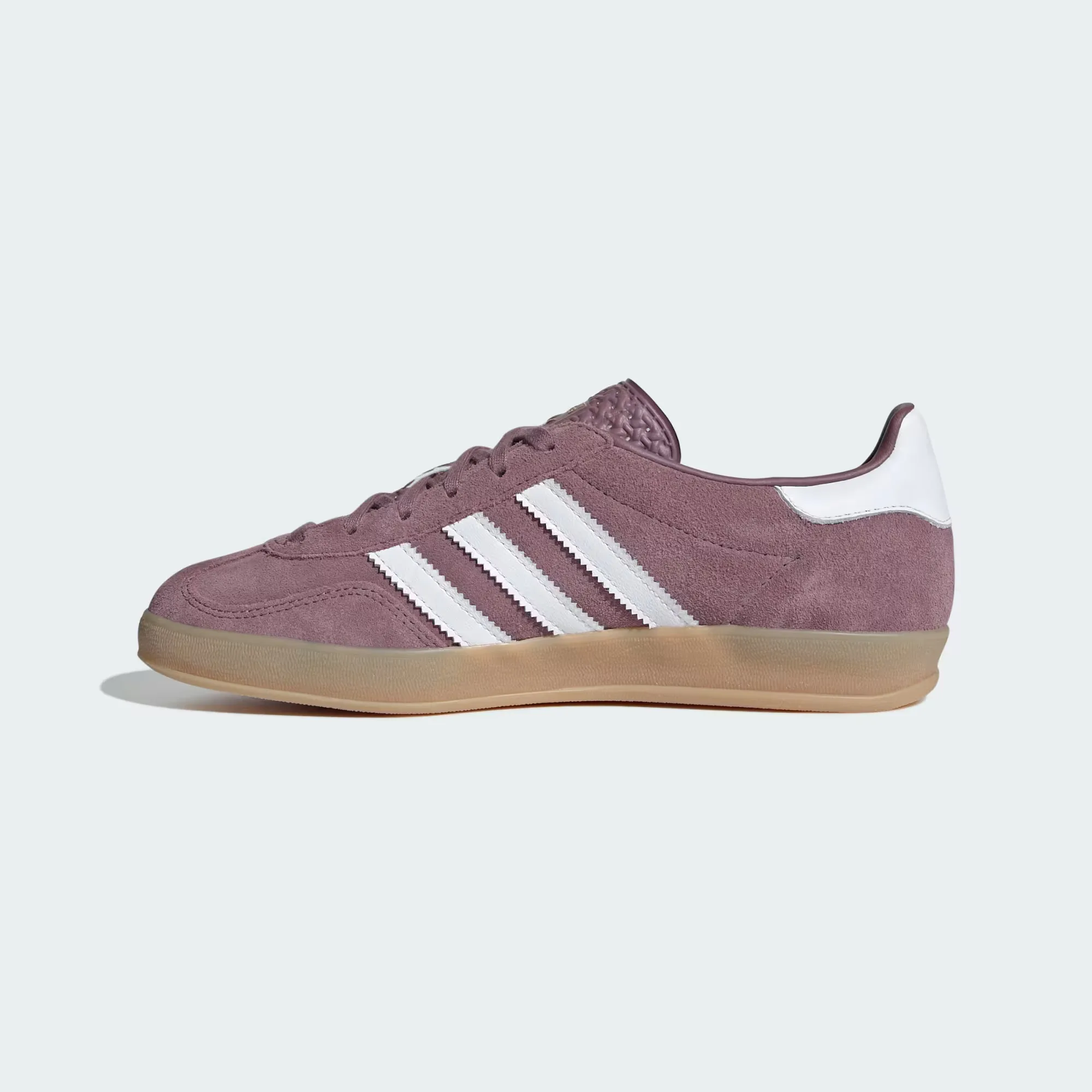 Кроссовки Adidas Gazelle Indoor 'Shadow Fig / Cloud White / Gum' (W)