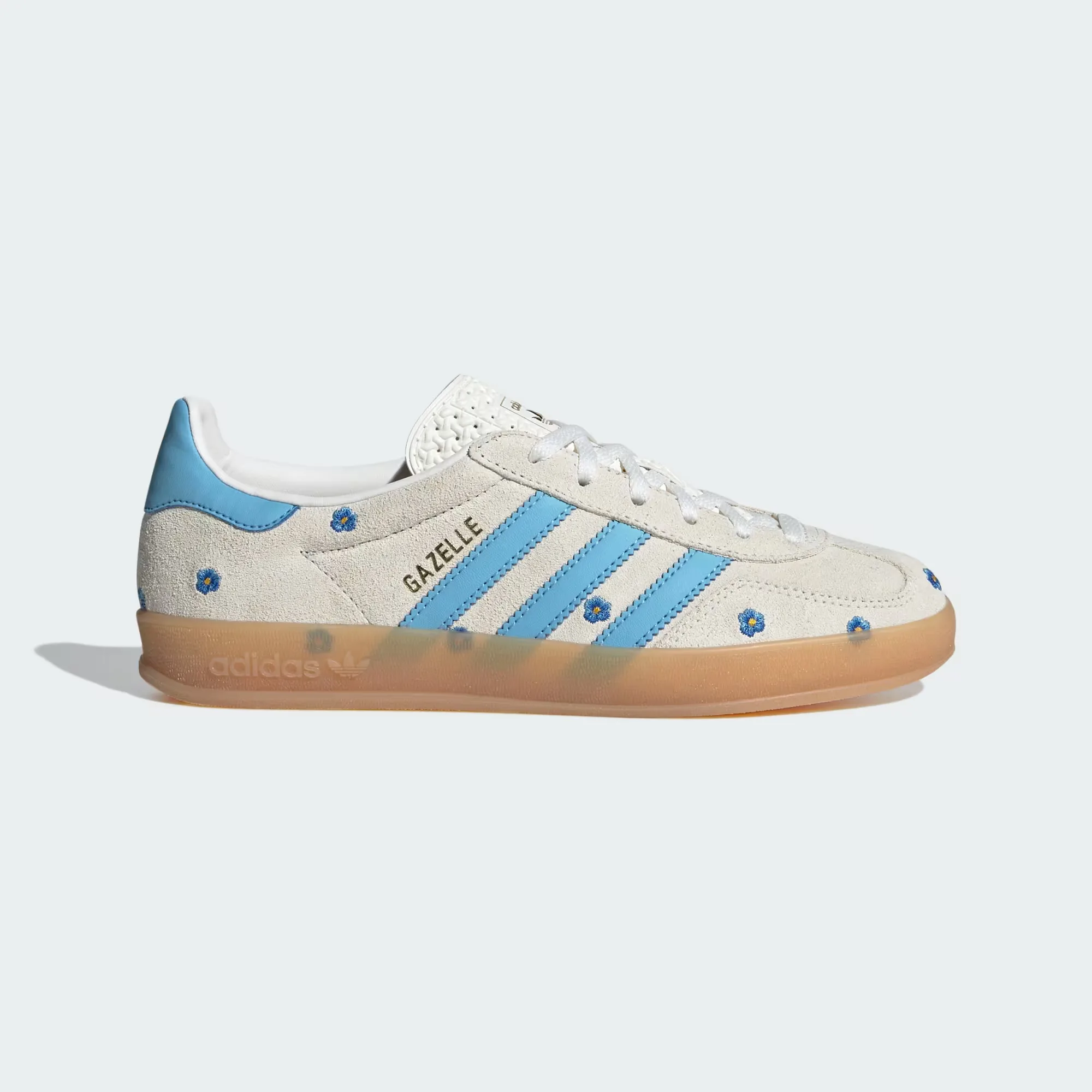 Кроссовки Adidas Gazelle Indoor 'Floral Beige Light Blue' (W)