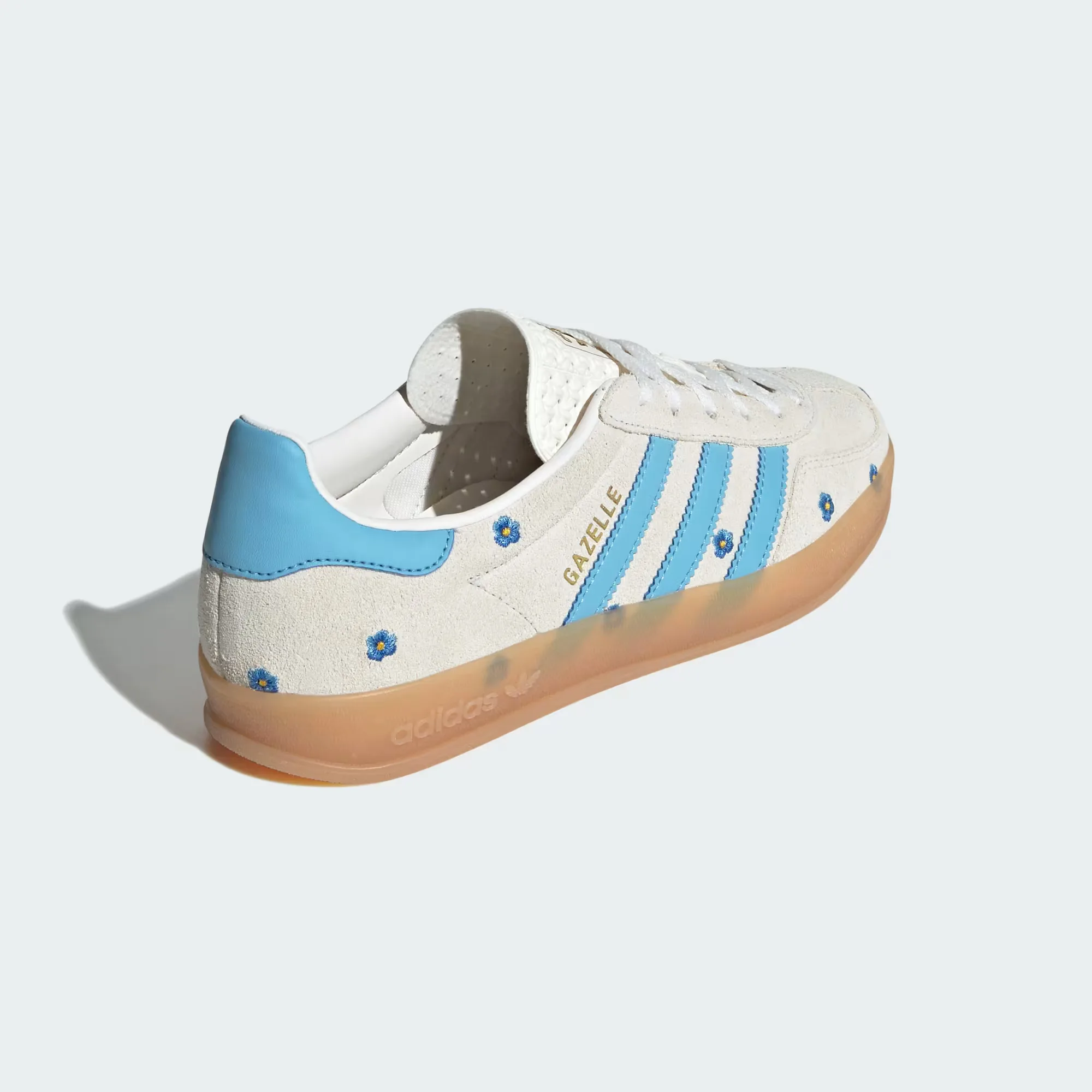 Кроссовки Adidas Gazelle Indoor 'Floral Beige Light Blue' (W)