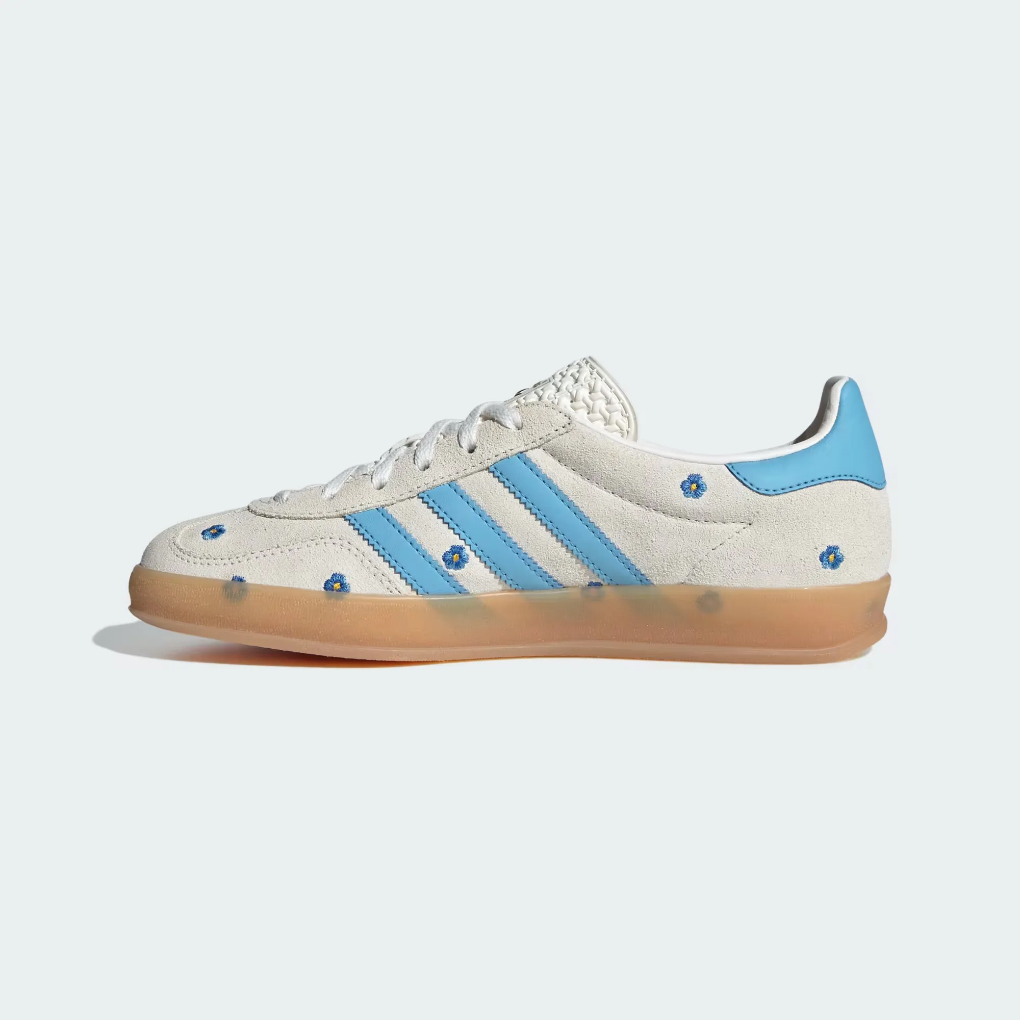 Кроссовки Adidas Gazelle Indoor 'Floral Beige Light Blue' (W)