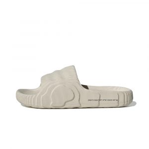 Сабо Adidas Adilette 22 Slides, Aluminum: серебристые, удобные, модный минимализм