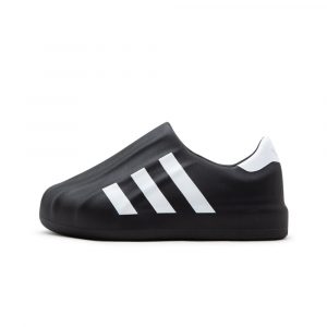 Кроссовки Adidas adiFOM Superstar, Black and White: чёрные с белыми полосками, идеальны для повседневного стиля