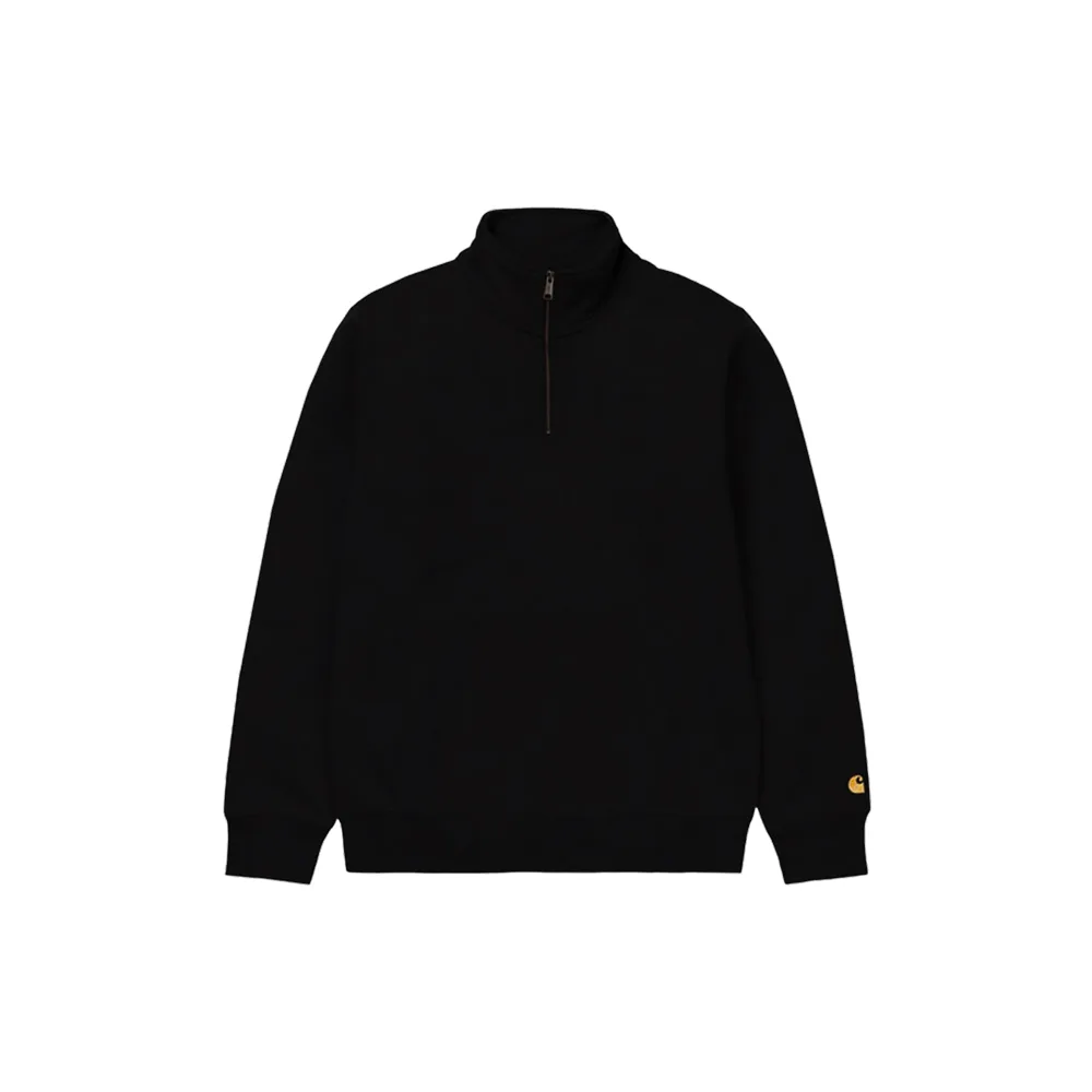 Свитшот Carhartt WIP Chase Neck Zip Sweatshirt Black