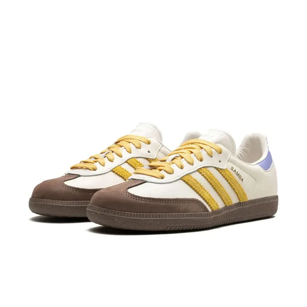 Кроссовки Adidas Samba OG Off White Violet Tone (Wmn's)