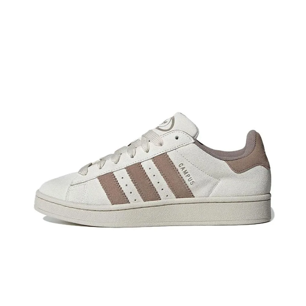 Кроссовки Adidas Campus, Chalk White Brown, модный дизайн, идеальны для прогулок