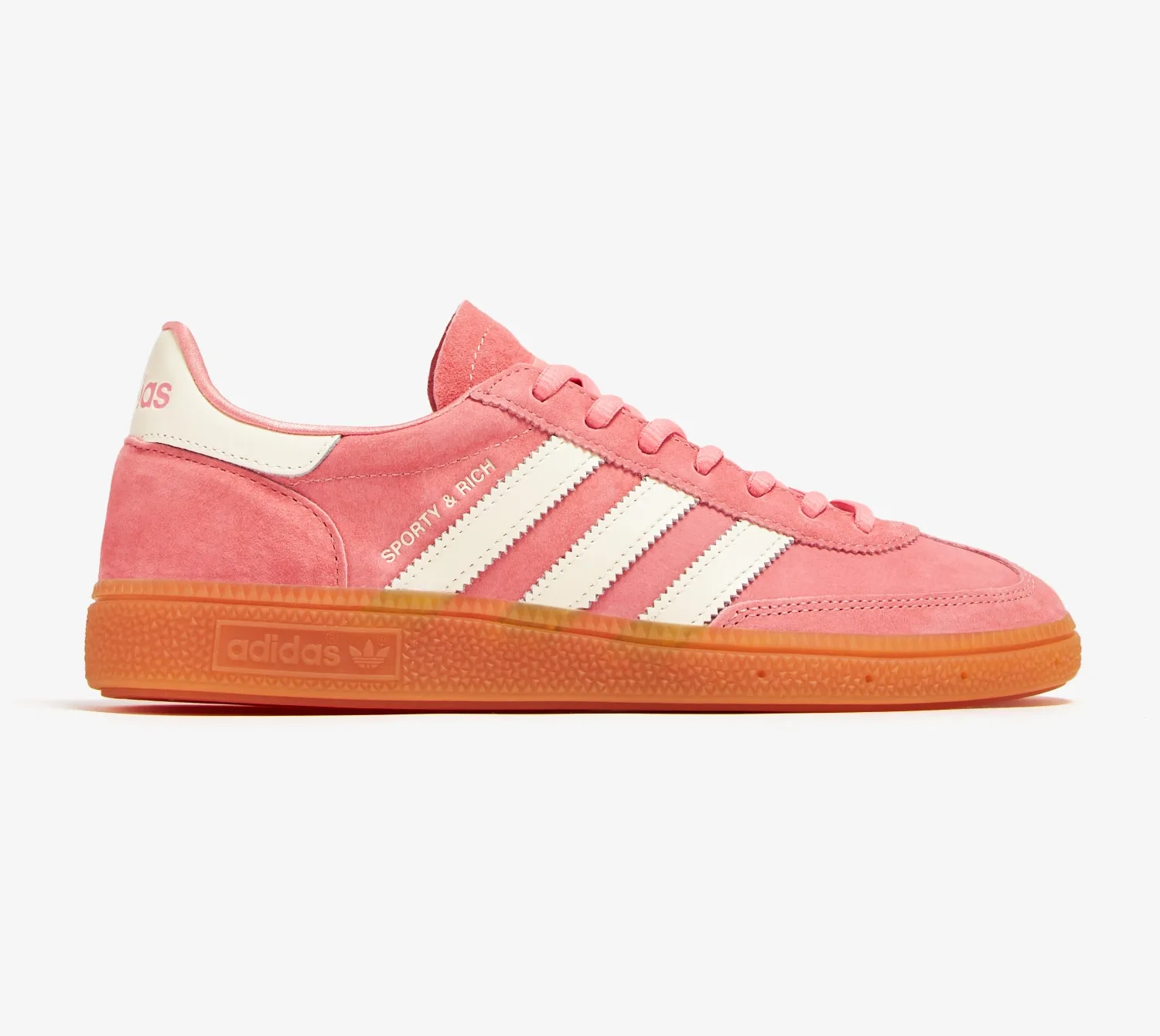Кроссовки Adidas Handball Spezial x Sporty & Rich 'Pink/Cream White/Gum'
