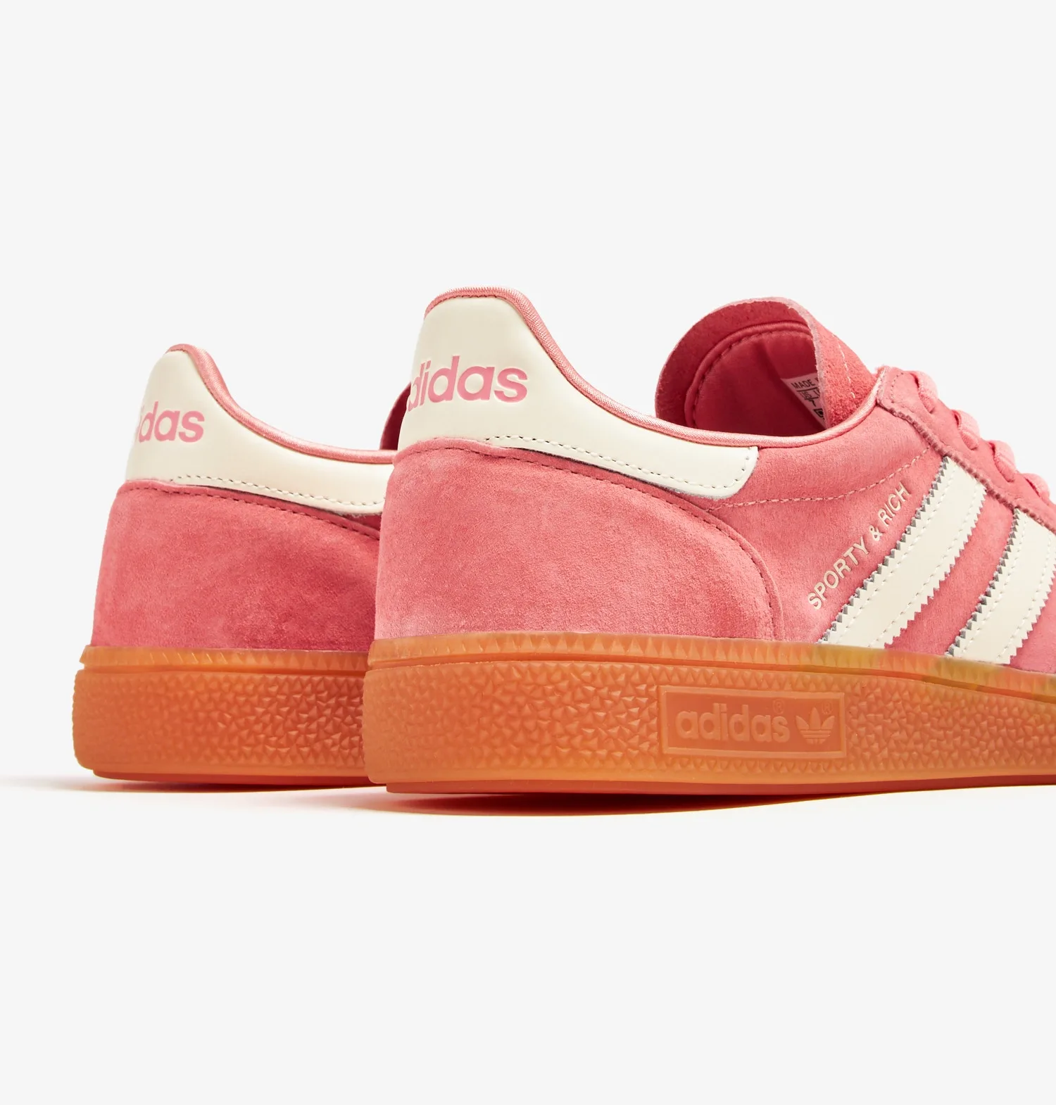 Кроссовки Adidas Handball Spezial x Sporty & Rich 'Pink/Cream White/Gum'