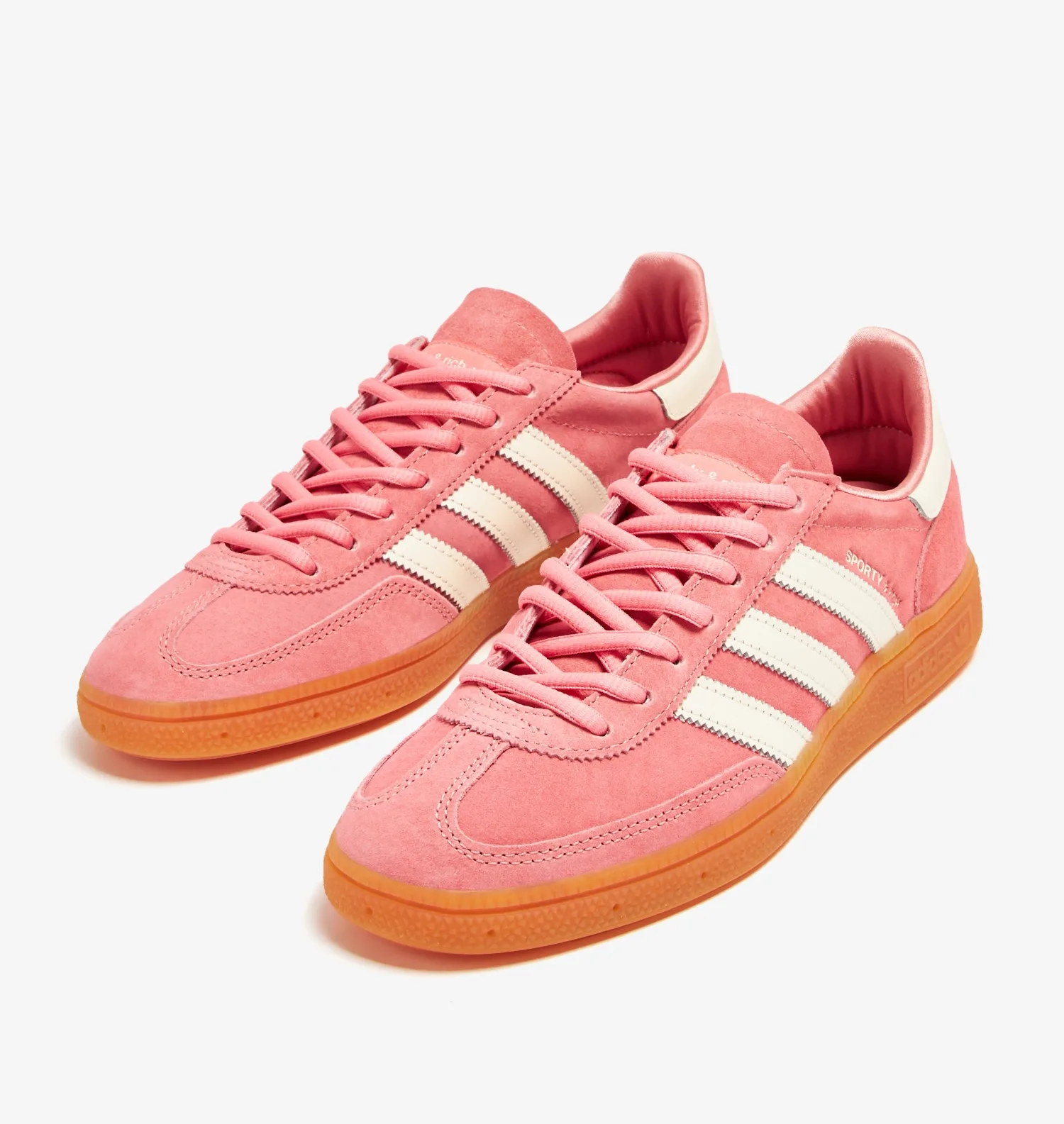 Кроссовки Adidas Handball Spezial x Sporty & Rich 'Pink/Cream White/Gum'