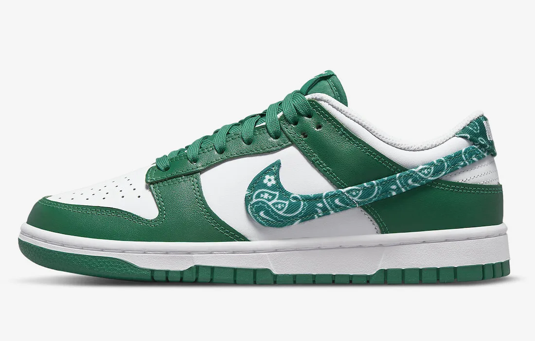 Кроссовки Nike Dunk Low Essential 'Paisley Pack Green' (W)