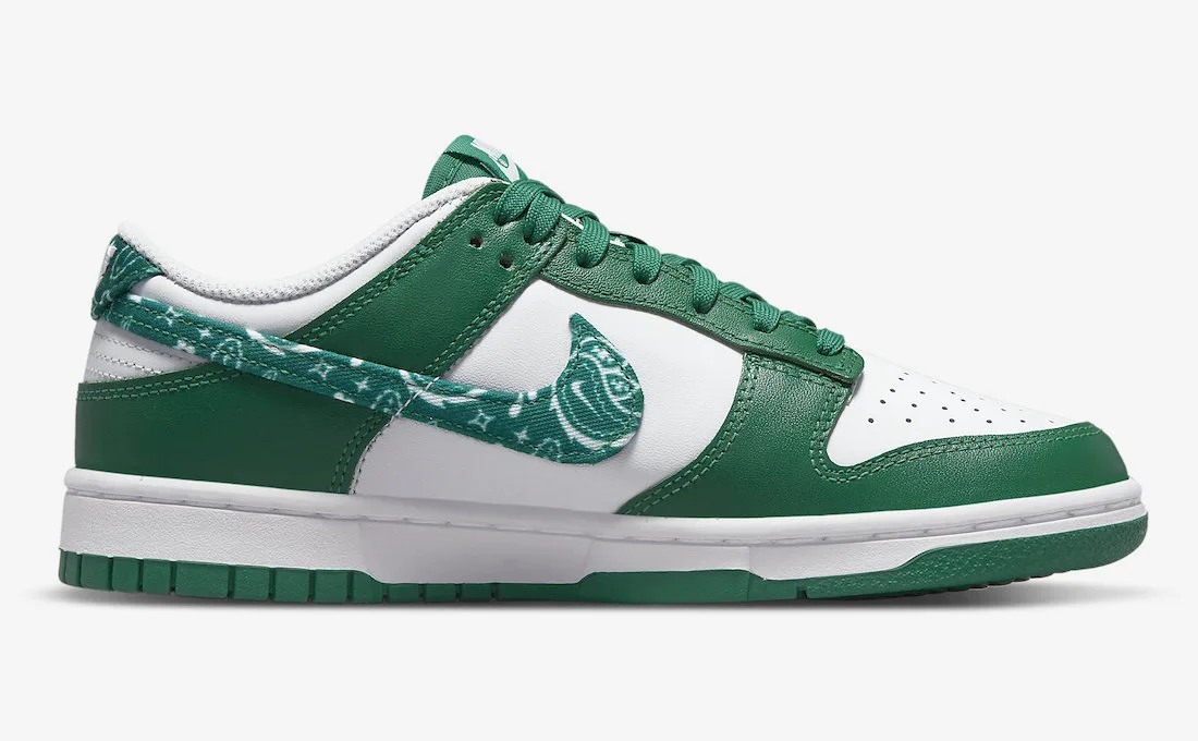 Кроссовки Nike Dunk Low Essential 'Paisley Pack Green' (W)