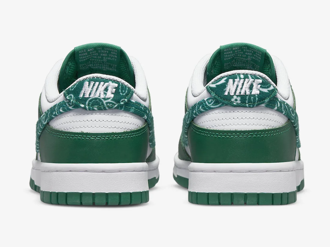 Кроссовки Nike Dunk Low Essential 'Paisley Pack Green' (W)
