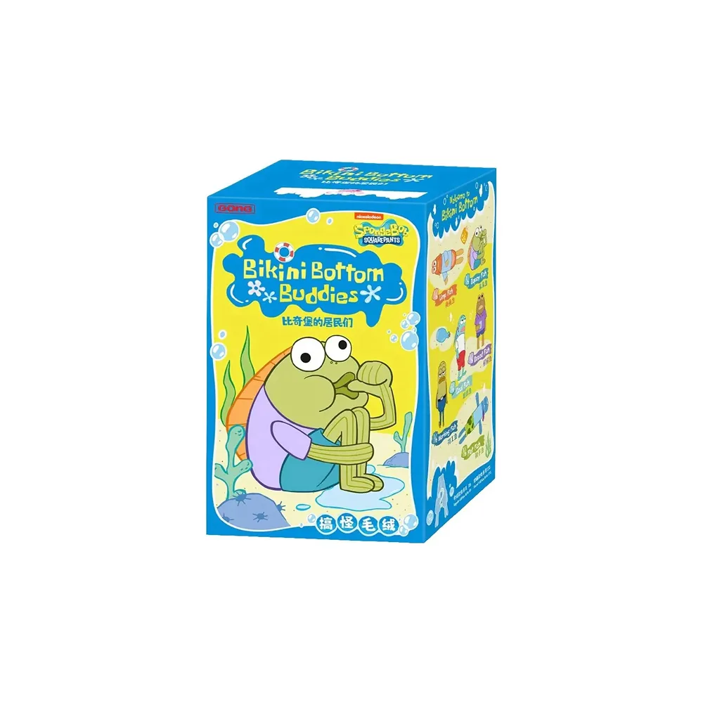 Дизайнерская игрушка Pop Mart х Nickelodeon Bikini Bottom Buddies Surprise Box