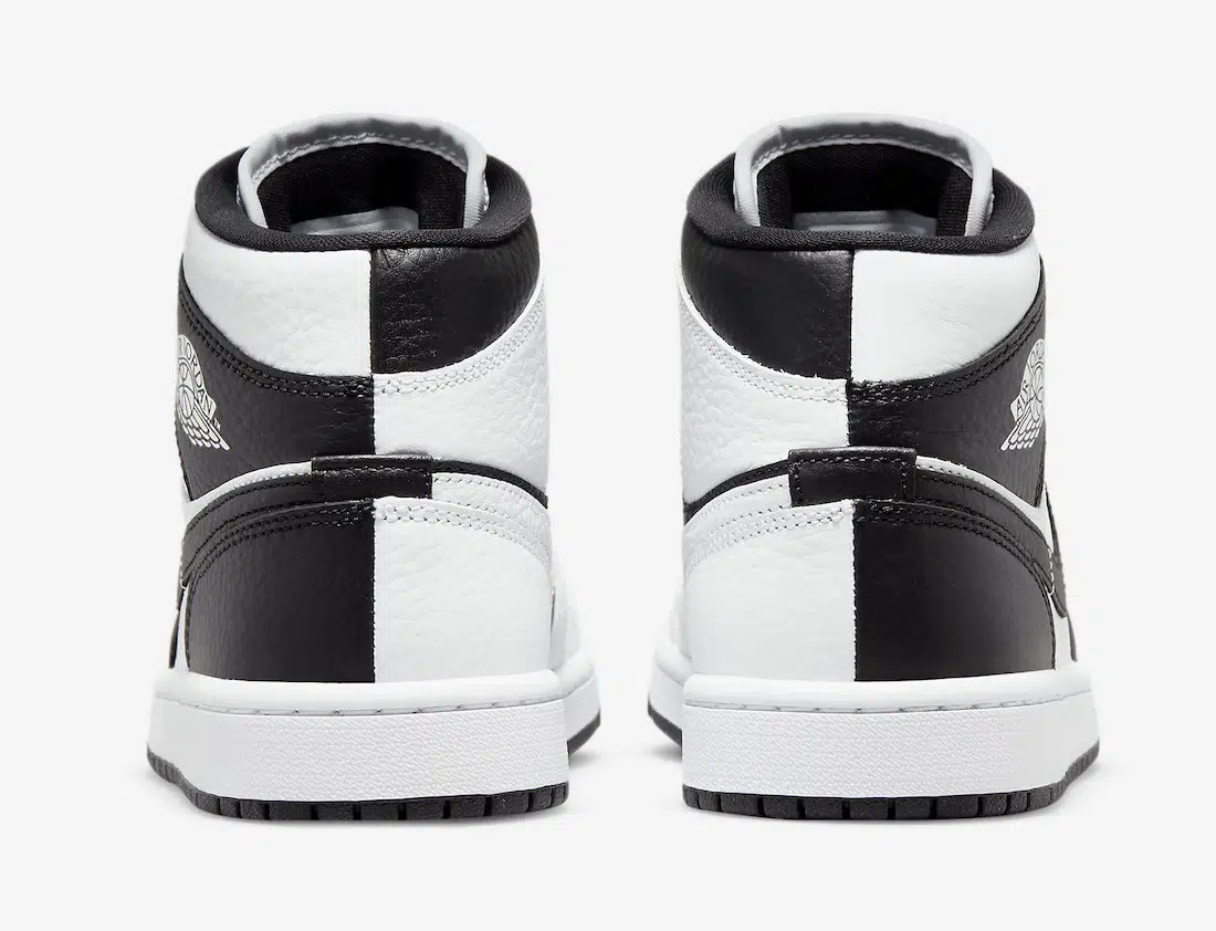 Кроссовки Nike Air Jordan 1 Mid SE 'Split Black White' (W)
