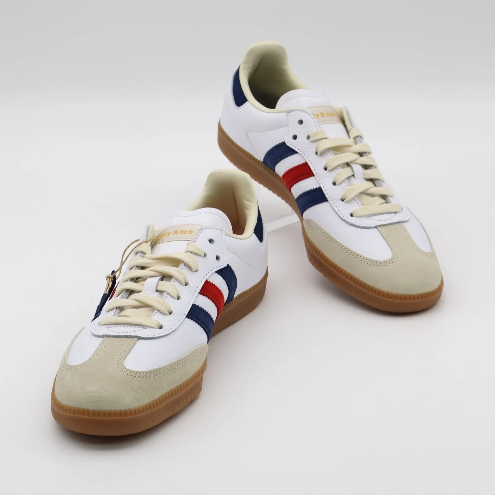 Кроссовки Adidas Samba OG Sporty & Rich "USA" 'Cloud White / Night Indigo / Better Scarlet'
