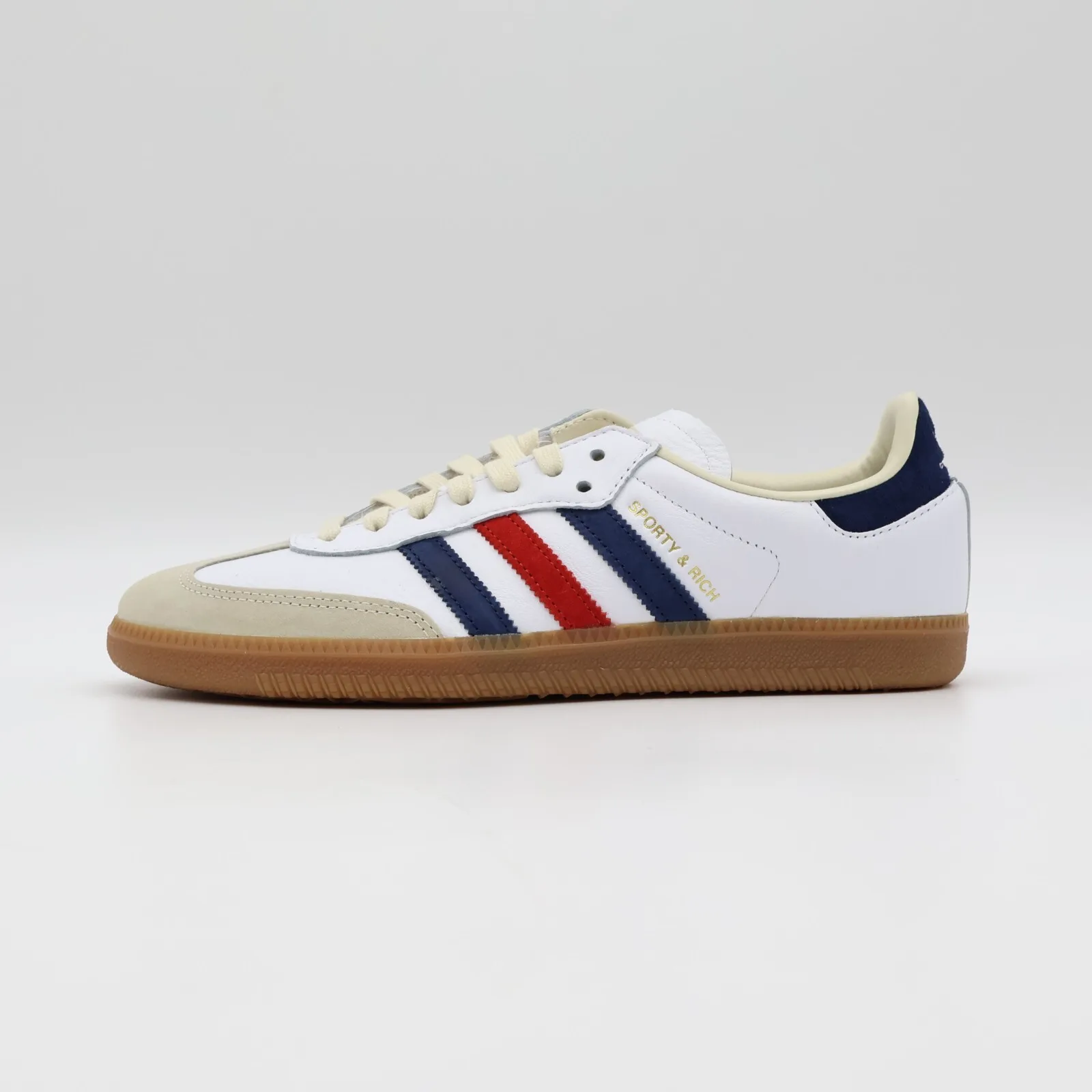 Кроссовки Adidas Samba OG Sporty & Rich "USA" 'Cloud White / Night Indigo / Better Scarlet'