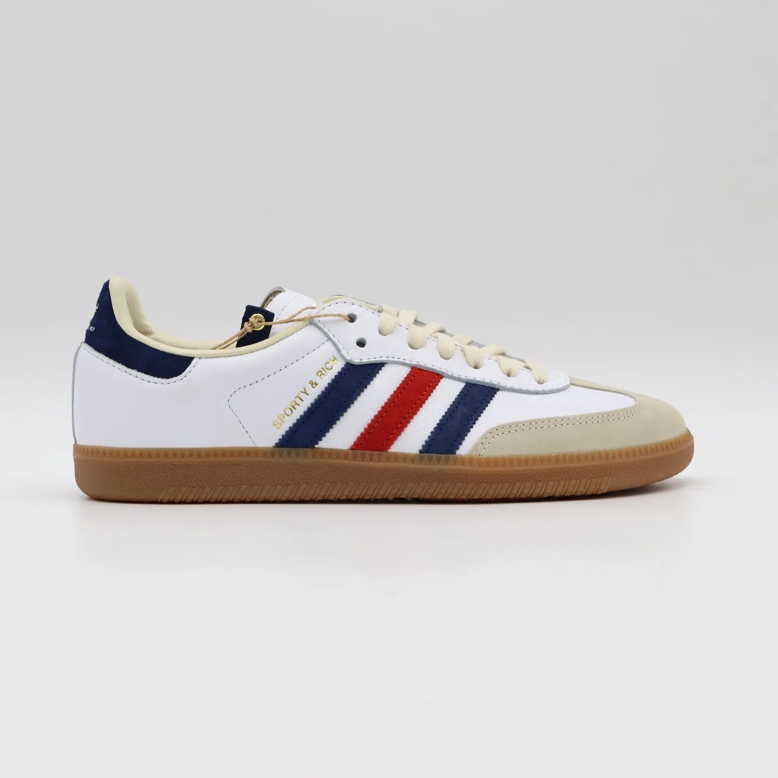 Кроссовки Adidas Samba OG Sporty & Rich "USA" 'Cloud White / Night Indigo / Better Scarlet'