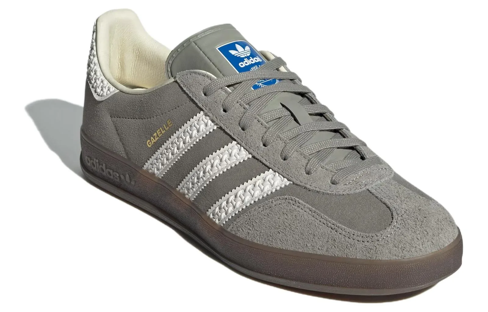 Кроссовки Adidas Gazelle Indoor 'Grey / White / Gum'