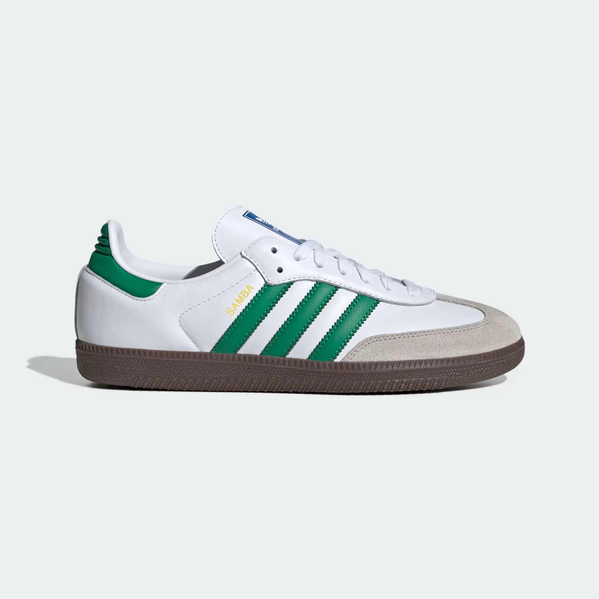Кроссовки Adidas Samba OG 'Cloud White / Green'