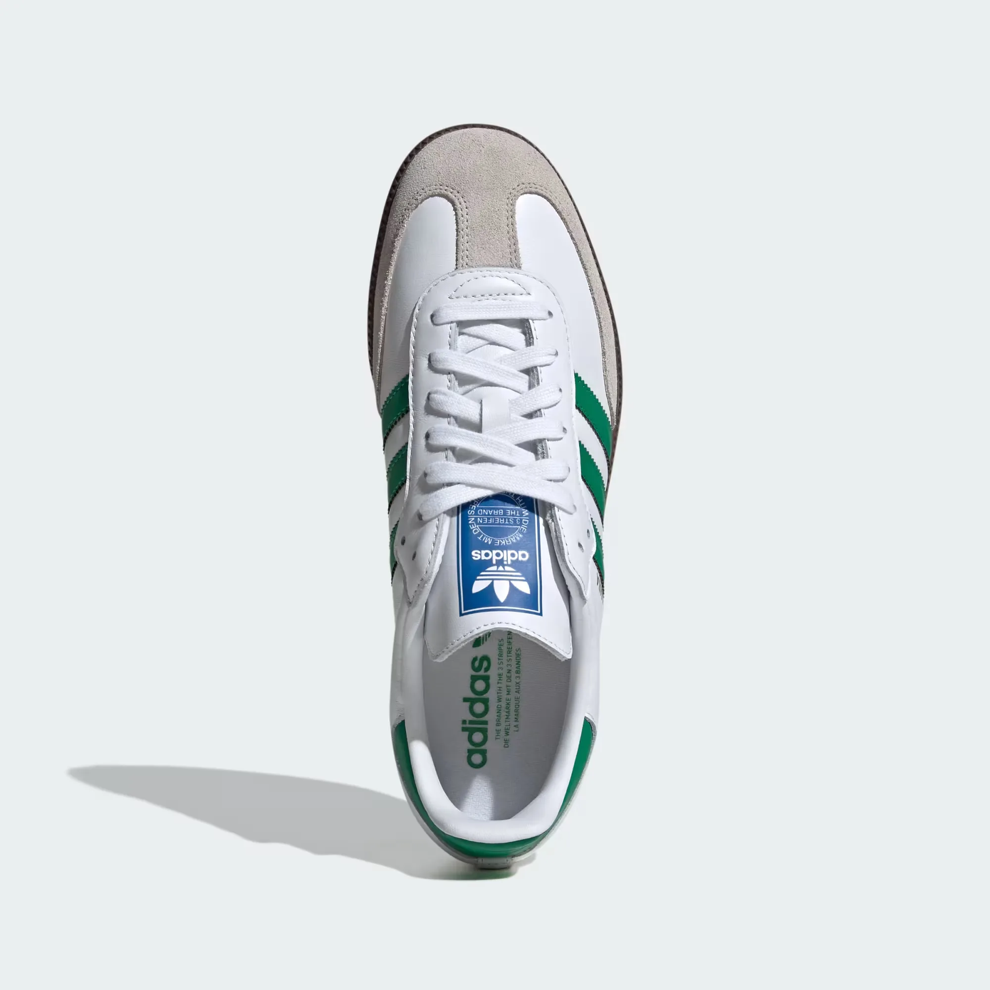 Кроссовки Adidas Samba OG 'Cloud White / Green'