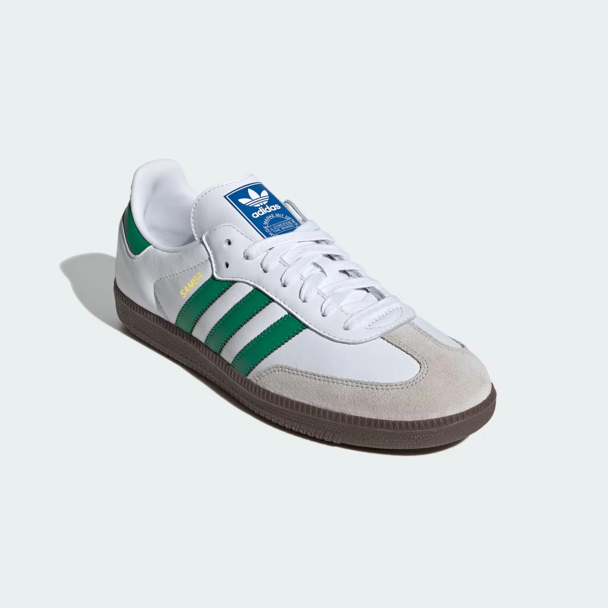 Кроссовки Adidas Samba OG 'Cloud White / Green'