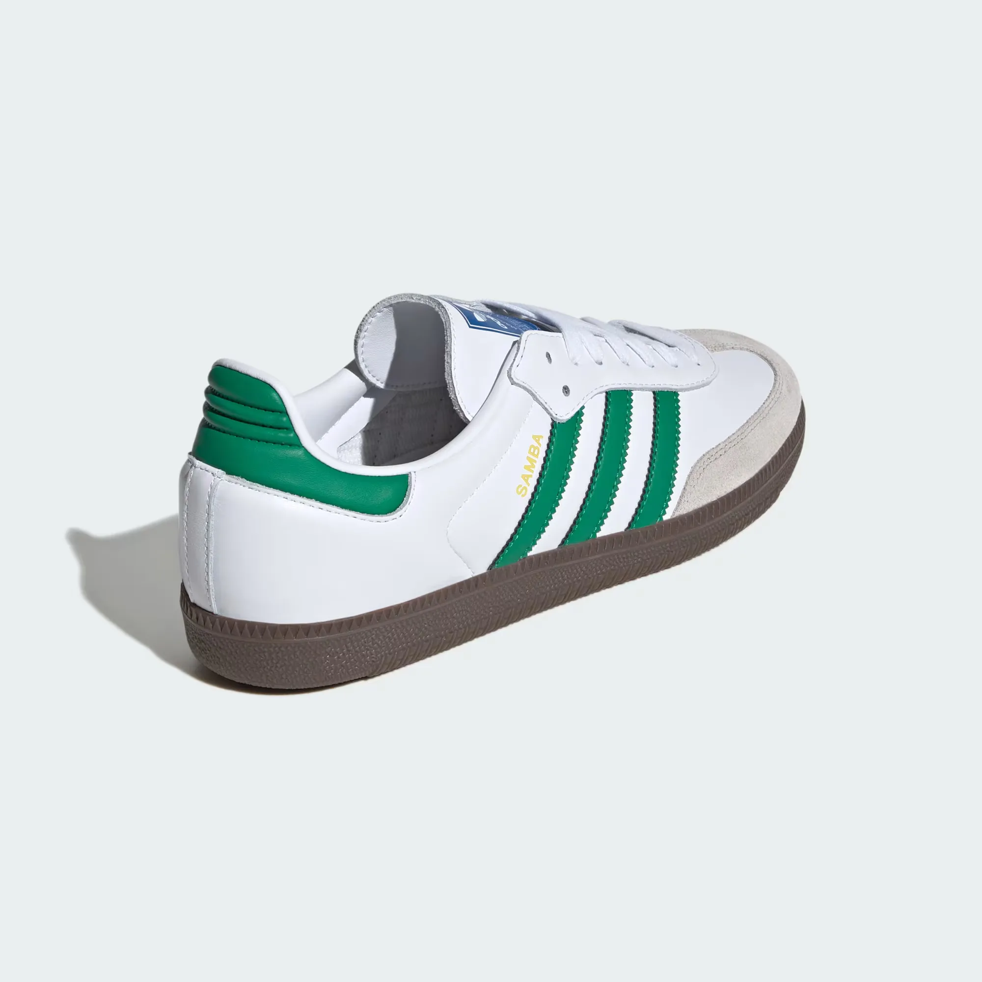 Кроссовки Adidas Samba OG 'Cloud White / Green'