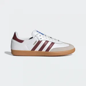 Кроссовки Adidas Samba OG 'Cloud White / Collegiate Burgundy / Gum'