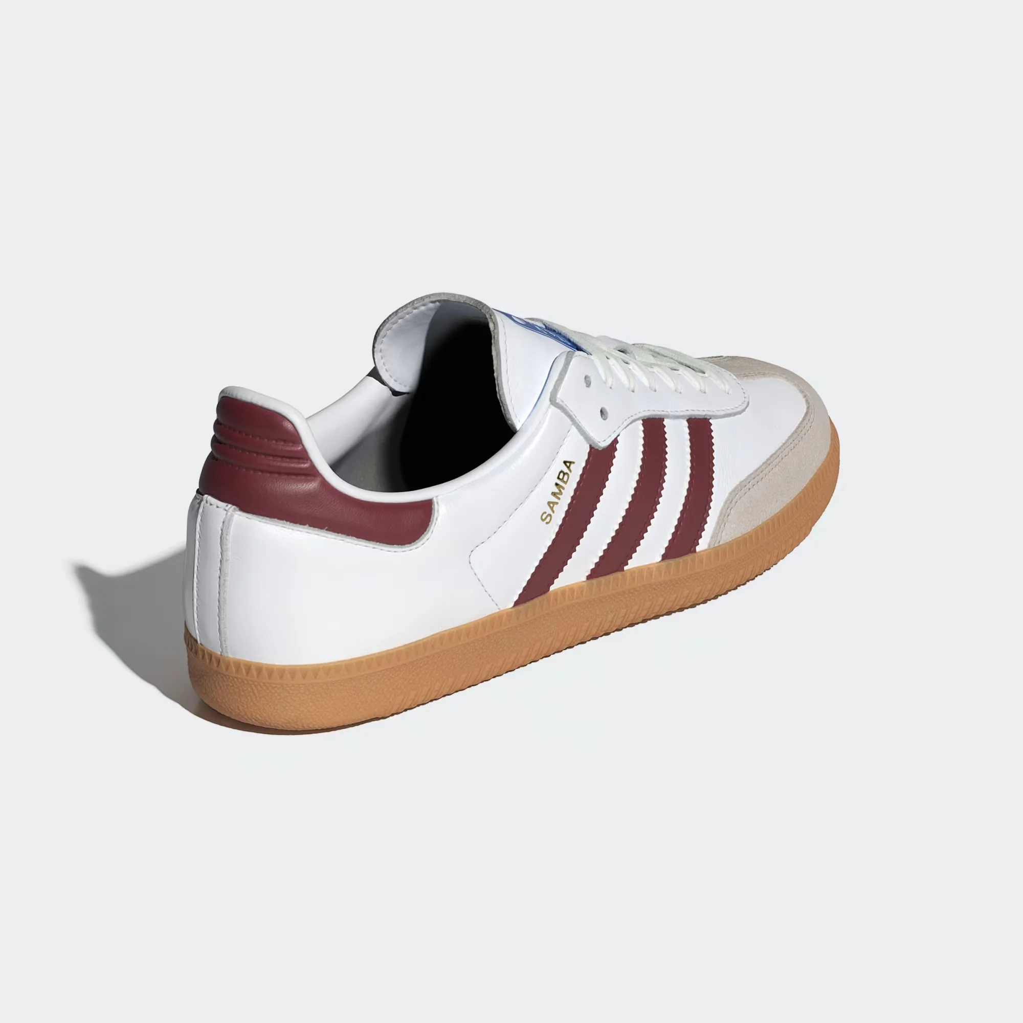 Кроссовки Adidas Samba OG 'Cloud White / Collegiate Burgundy / Gum'