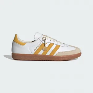 Кроссовки Adidas Samba OG x Sporty & Rich 'Cloud White / Bold Gold / Cream White'