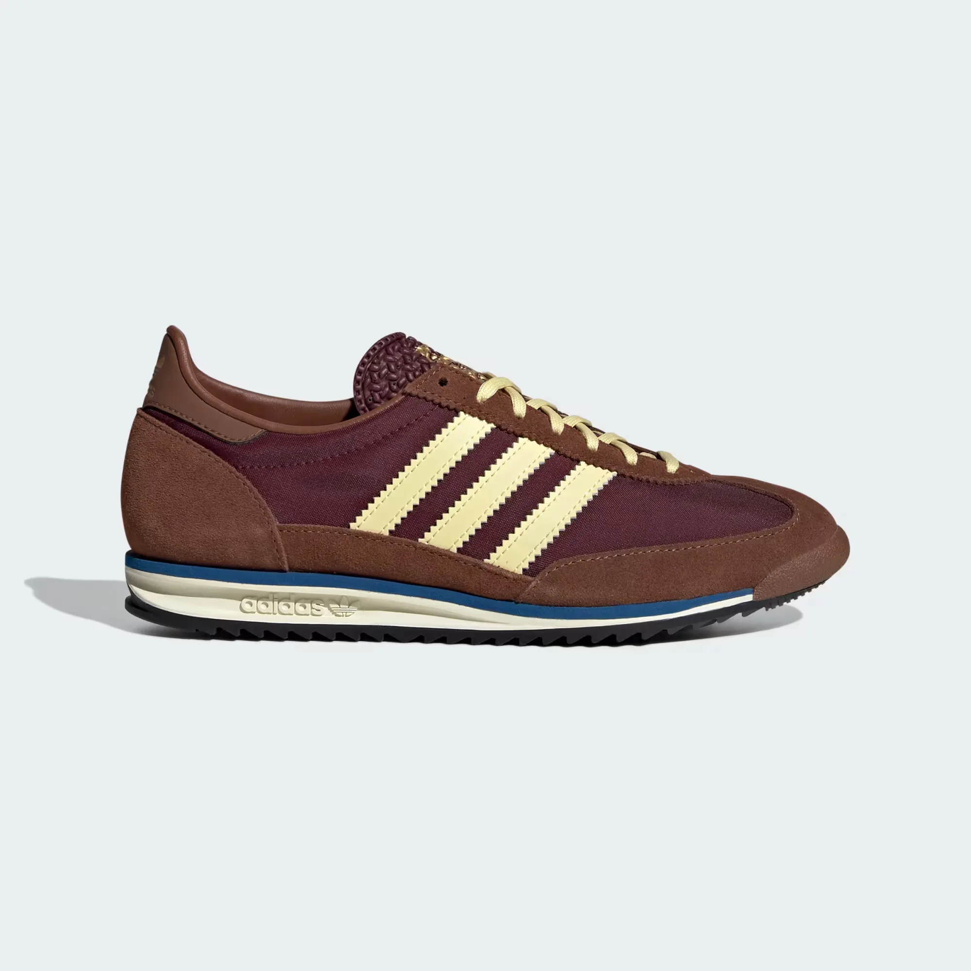 Кроссовки Adidas SL72 OG 'Maroon / Almost Yellow / Preloved Brown' (W)