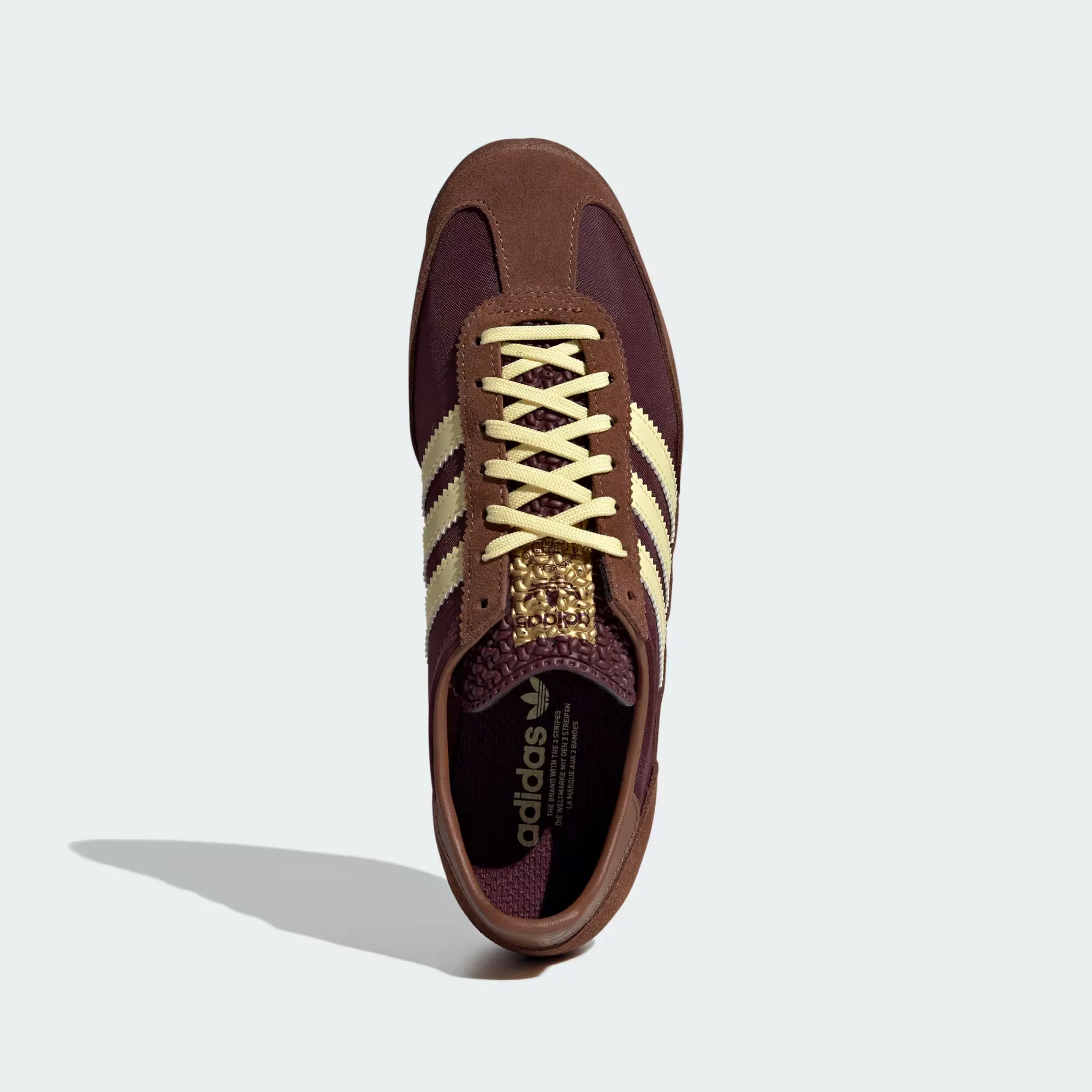 Кроссовки Adidas SL72 OG 'Maroon / Almost Yellow / Preloved Brown' (W)