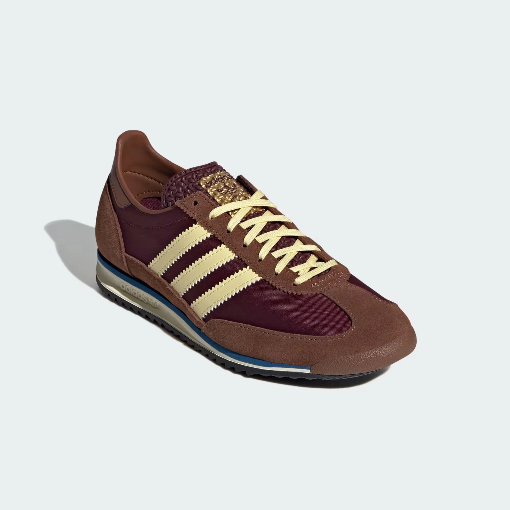 Кроссовки Adidas SL72 OG 'Maroon / Almost Yellow / Preloved Brown' (W)