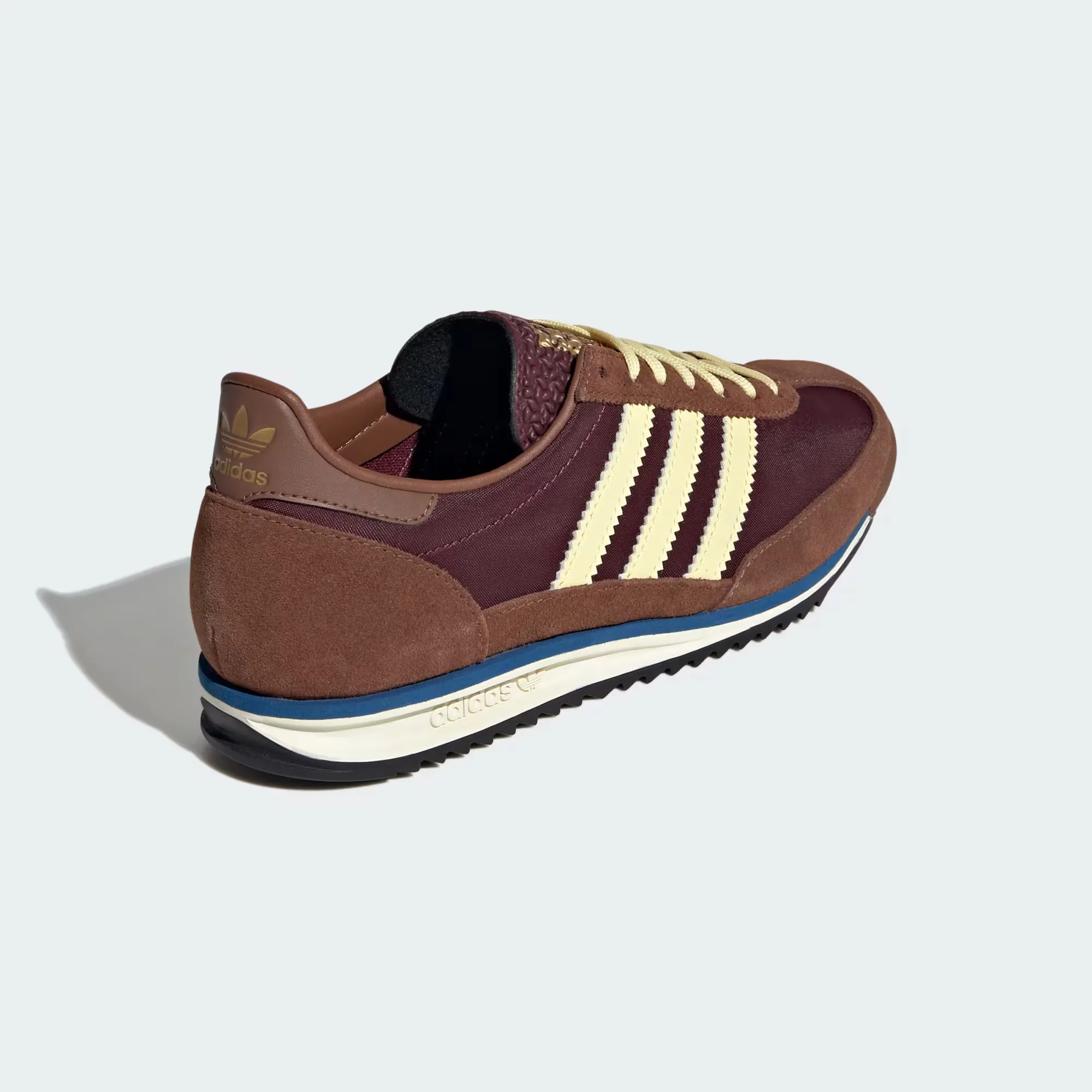 Кроссовки Adidas SL72 OG 'Maroon / Almost Yellow / Preloved Brown' (W)