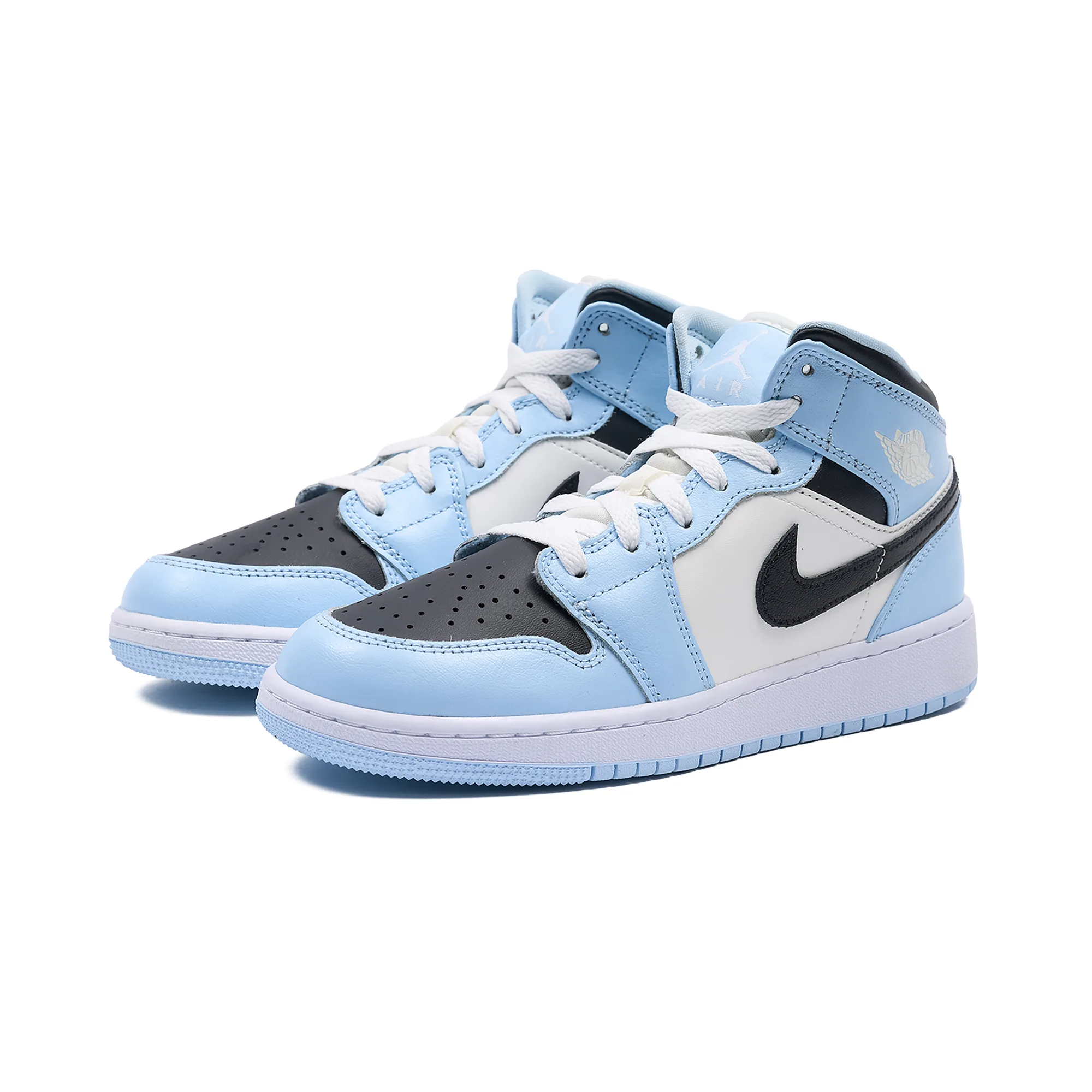 Кроссовки Nike Air Jordan 1 Mid GS "Ice Blue"