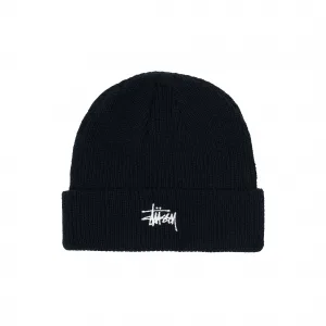 Stussy Basic Cuff Beanie Black